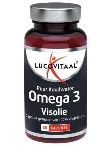 Lucovitaal Koudwater omega 3 visolie 50capsules AS 472/255